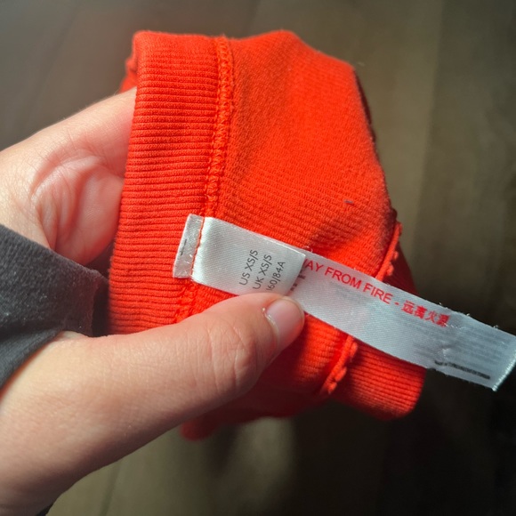 Out from under orange bralette crop top urban outfitters - Picture 2 of 3